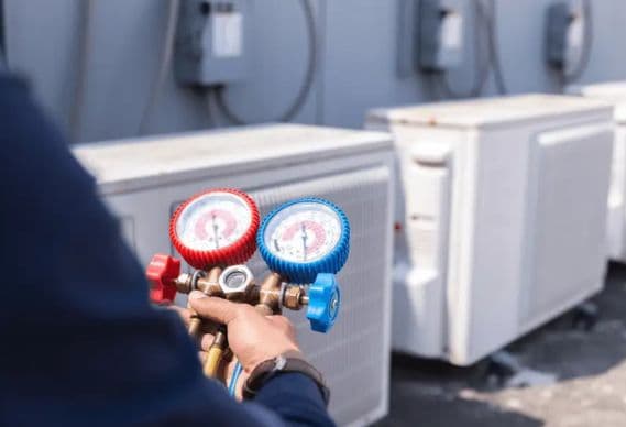 gas heater burner heat exchanger cleaning